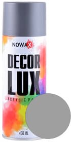 Аэрозольная краска Nowax Decor Lux серебристо-серый RAL 9022 450 мл