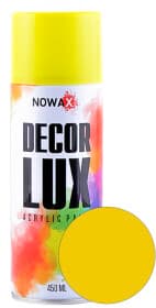 Аерозольна фарба Nowax Decor Lux жовта RAL 1023 450 мл