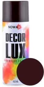 Аерозольна фарба Nowax Decor Lux винно-червона RAL 3005 450 мл