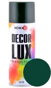 Аэрозольная краска Nowax Decor Lux зеленый мох RAL 6005 450 мл