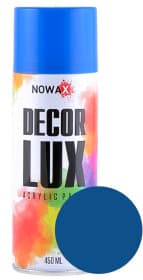 Аэрозольная краска Nowax Decor Lux транспортный синий RAL 5017 450 мл Аэрозольная краска Nowax Decor Lux транспортный синий RAL 5017 450 мл