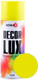 Аэрозольная краска Nowax Decor Lux желтый 450 мл
