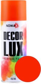 Аэрозольная краска Nowax Decor Lux оранжевый 450 мл