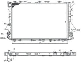 Радиатор охлаждения двигателя Радиатор охлаждения двигателя