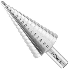 Свердло Graphite ступеневе по металу 57H740 4-32 мм