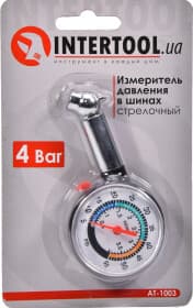 Аналоговый манометр Intertool AT-1003