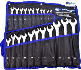 Набор ключей рожково-накидных Стандарт NKK22STS 6-32 мм 22 шт