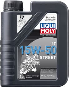 Моторное масло 4T Liqui Moly Motorbike 4T Street 15W-50 синтетическое