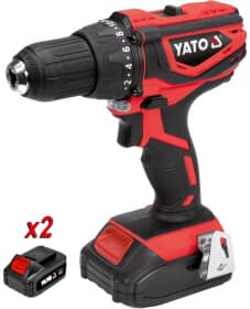 Шурупокрут Yato акумуляторний YT-82784 (2 акумулятори + ЗП + чохол)
