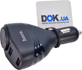 Разветвитель прикуривателя с USB Hoco Z34 75416