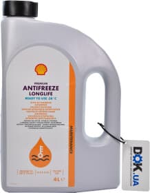 Готовий антифриз Shell Premium Long Life G12+ червоний -38 °C