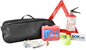 Набор автомобилиста Poputchik Стандарт Мини 01-034 черный