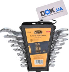 Набор ключей рожковых Сила 202038 6-22 мм 8 шт