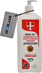 Санитайзер Zollex MDA 72+ MD1000 1000 мл Санитайзер Zollex MDA 72+ MD1000 1000 мл