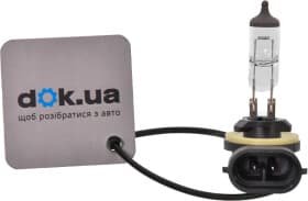 Автолампа Philips Standard H27W/2 PGJ13 27 W прозора 12060C1