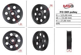 Шкив насоса ГУР