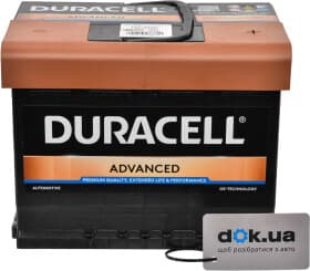 Акумулятор Duracell 6 CT-62-R Advanced DA62H