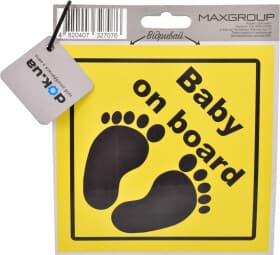 Наклейка Maxgroup Baby on board Наклейка Maxgroup Baby on board