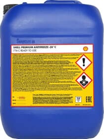 Готовый антифриз Shell Premium 774 С G11 зеленый