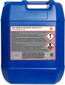 Готовий антифриз Shell Premium Long Life 774 D-F G12+ червоний