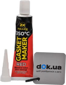 Формирователь прокладок Zollex Gasket Maker (без запаха) красный Формирователь прокладок Zollex Gasket Maker (без запаха) красный