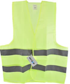Жилет светоотражающий Zollex зеленый с вертикальными полосами