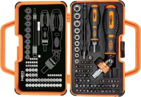 Набір бит та торцевих головок з тримачем та тріскачкою Neo Tools 06116 55 шт.