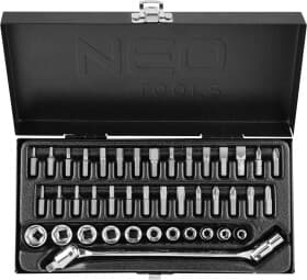 Набір бит та торцевих головок з тримачем Neo Tools 08603 29 шт.