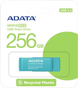 Флешка Adata UC310 Eco Green 256 ГБ Флешка Adata UC310 Eco Green 256 ГБ
