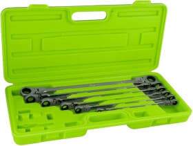 Набір ключів тріскачок накидних JBM 53018 8x9-17x19 мм з шарніром 6 шт