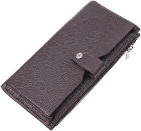 Портмоне-органайзер Karya 21421 без логотипа авто коричневый