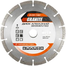 Круг отрезной Granite 9-00-180 180 мм