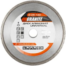 Круг отрезной Granite 9-05-180 180 мм