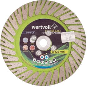 Круг отрезной WERTVOLL Turbo Cut&Polish DM-3125 125 мм