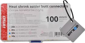 Набор термоусадок с припоем Amio 03034 100 шт