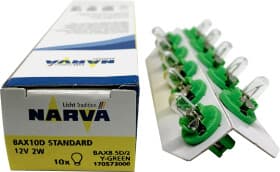 Автолампа Narva Standard BAX BAX8,5d/2 2 W прозора 170573000