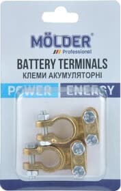 Клеммы АКБ Euro Type 1 Molder MA21160