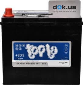 Аккумулятор Topla 6 CT-45-L Energy 118145