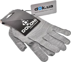 Перчатки рабочие Doloni Лайт синтетические с покрытием ПВХ серые