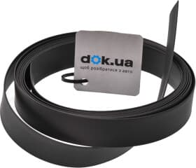 Термоусадка МАК Украина 32105 12,7/6,4 мм колір чорний 1 м 1 шт