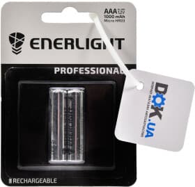 Аккумуляторная батарейка Enerlight Professional 4823093502383 1000 mAh 2 шт