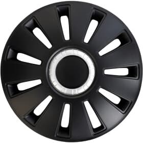 Комплект ковпаків на колеса Кенгуру Rex колір чорний + сірий