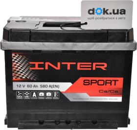 Аккумулятор Inter 6 CT-60-R Sport 4820219073918 Аккумулятор Inter 6 CT-60-R Sport 4820219073918