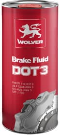 Тормозная жидкость Wolver Brake Fluid DOT 3 ABS