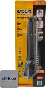 Нож канцелярский MasterTool 17-0128 сегментированное лезвие