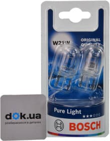 Автолампа Bosch Pure Light W21W W3x16d 21 W 1987301096