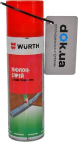 Смазка Würth Dry Lubricant Spray PTFE