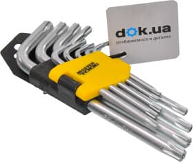 Набор ключей TORX MasterTool 750960 T10-T50 9 шт