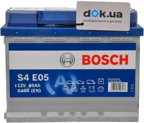 Аккумулятор Bosch 6 CT-60-R S4 EFB 0092S4E051