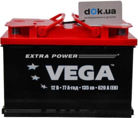 Аккумулятор VEGA 6 CT-77-R Econom V77062013
